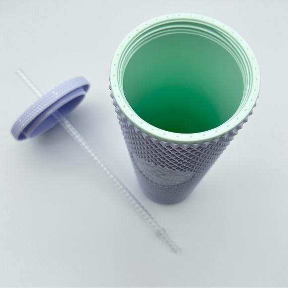 Starbucks Venti Tumbler Studded Light Purple Diamond Rubberized Cold Cup 24oz - Picture 4 of 4
